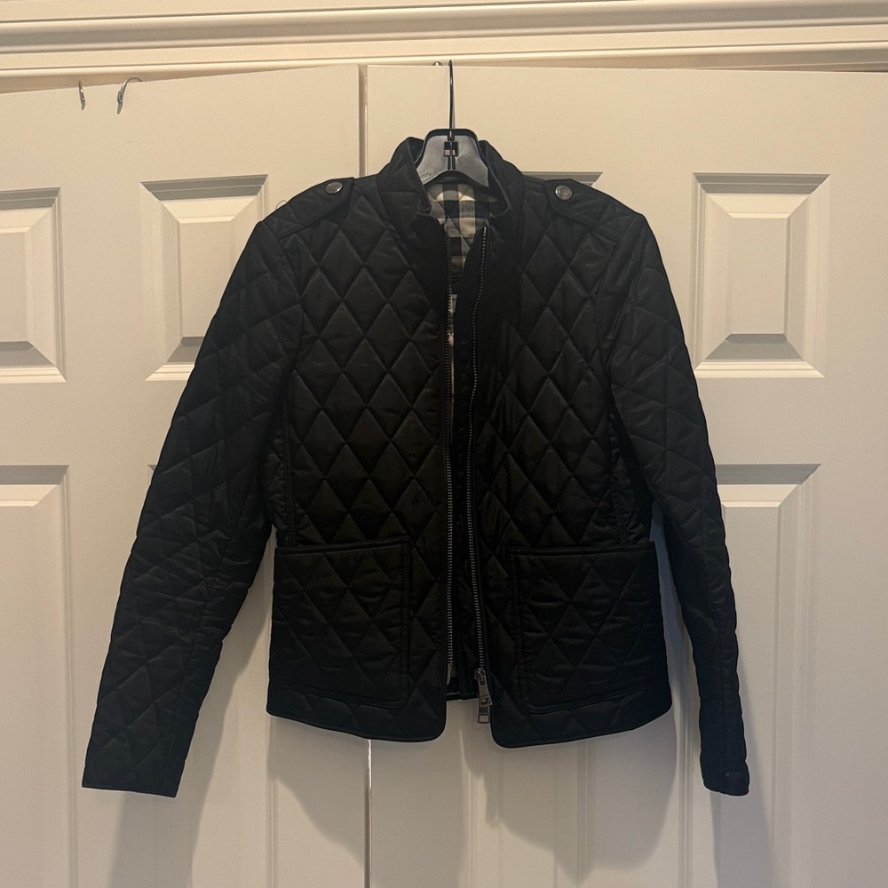 Burberry Black Quilted Women's Puffer Jacket